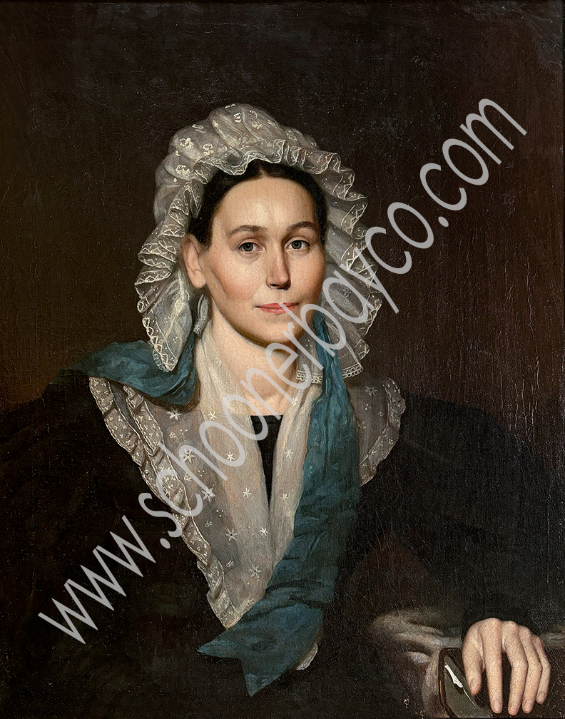 Painting Prints on Canvas Early American Early American Gentlewoman ...