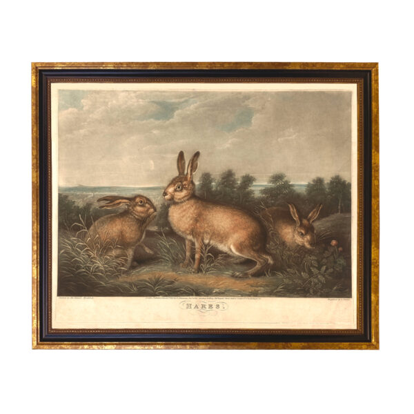 Easter Farm Vintage Hares (c. 1831)