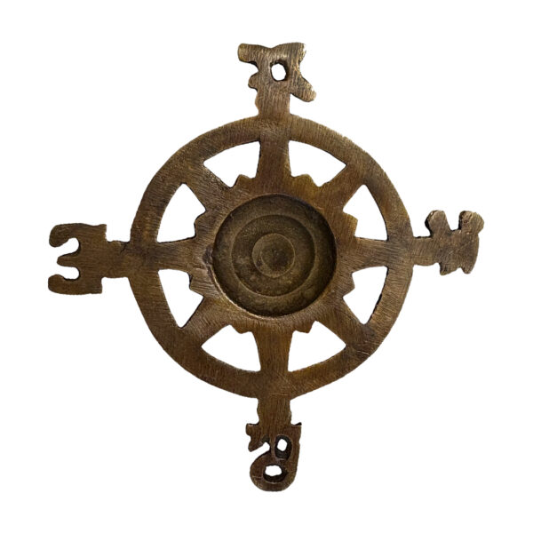 Paperweights Nautical 4-1/2″ Compass Rose Paperweight, Antiqued Brass