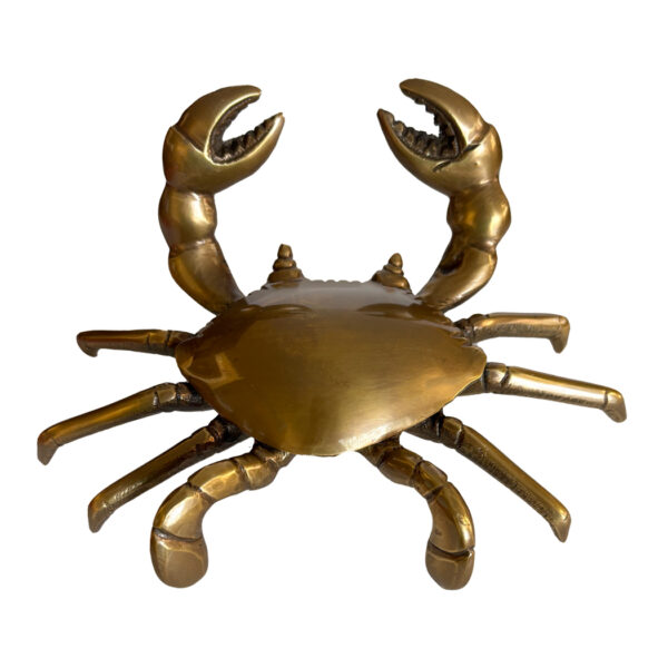 Paperweights Nautical 6″ Antiqued Brass Dungeness Crab Paper Weight