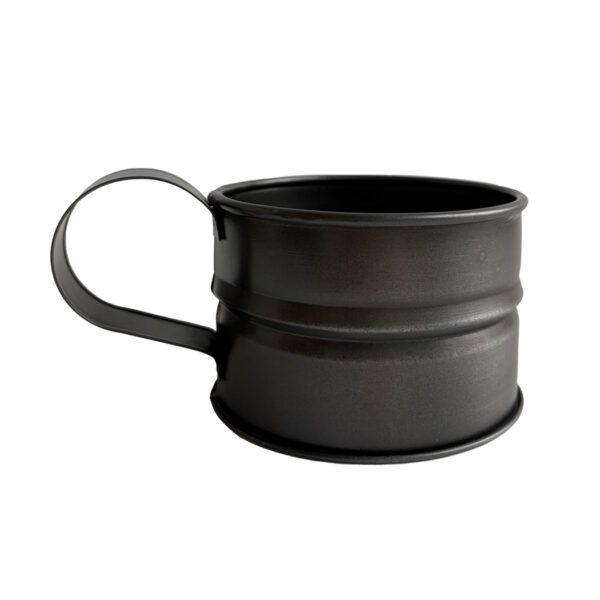 Drinkware & Plates Early American 3″ Revolutionary Tin Mug- Antique Vintage Style
