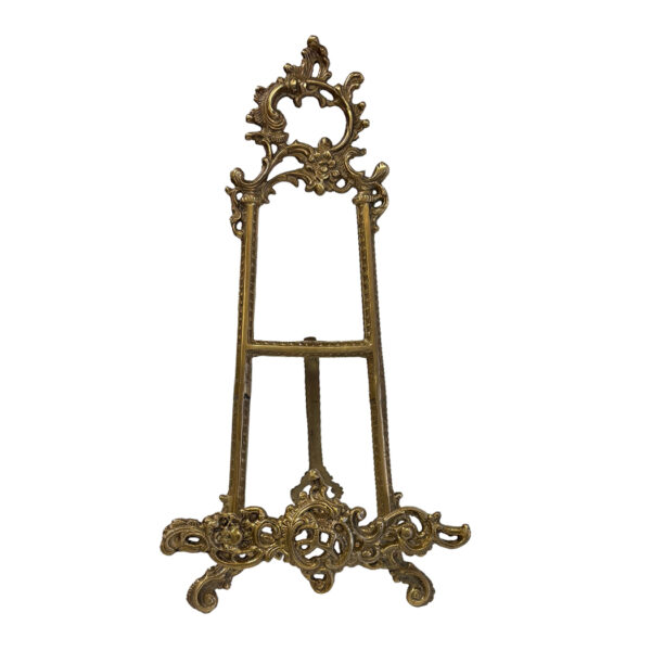 Decor Early American 16″ Vintage Style Brass Easel Stand