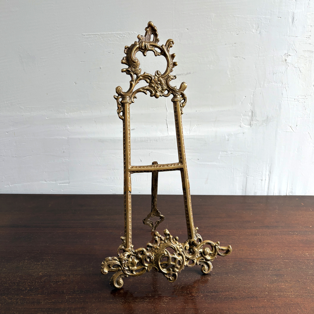 Decor Early American 16″ Vintage Style Brass Easel St ...
