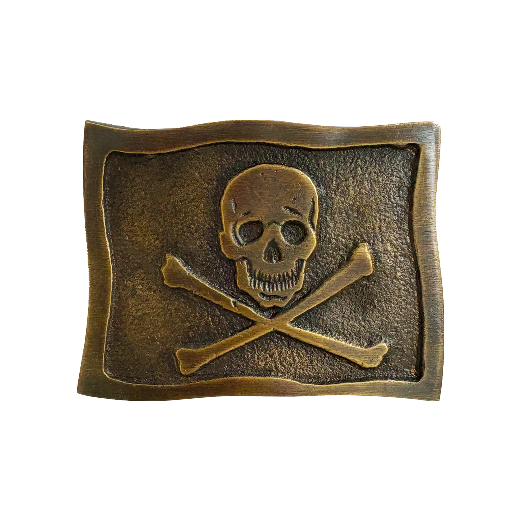 Jewelry Nautical 3″ Skull and Crossbones Belt Buc ...