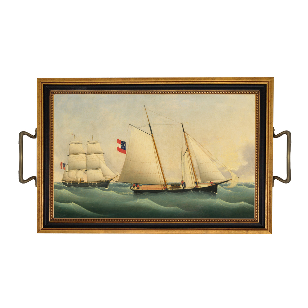 Nautical Nautical Folk Art Sailing Ship ...