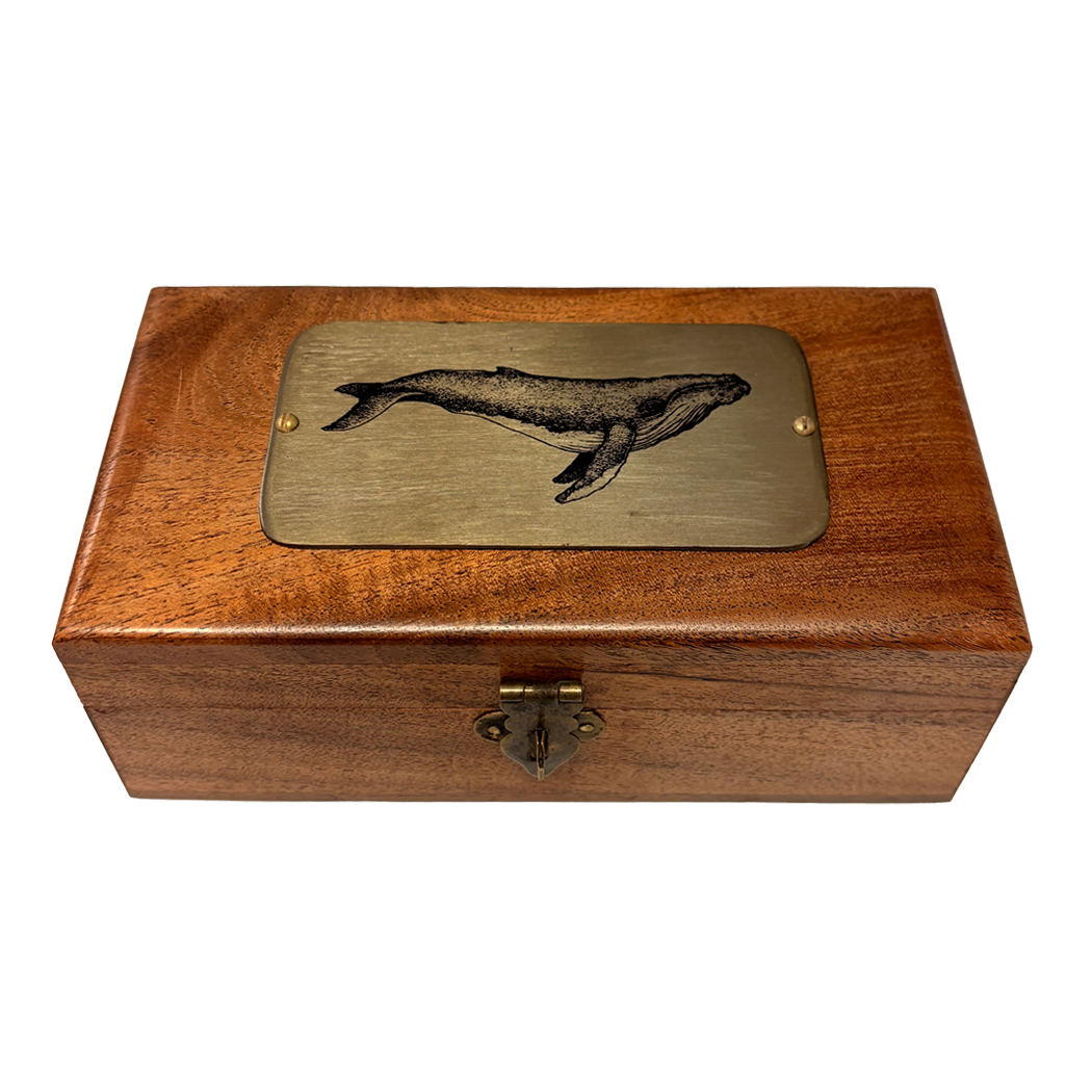 Decorative Boxes Victorian 6-1/4″ Wood Box with Antiqued Br ...