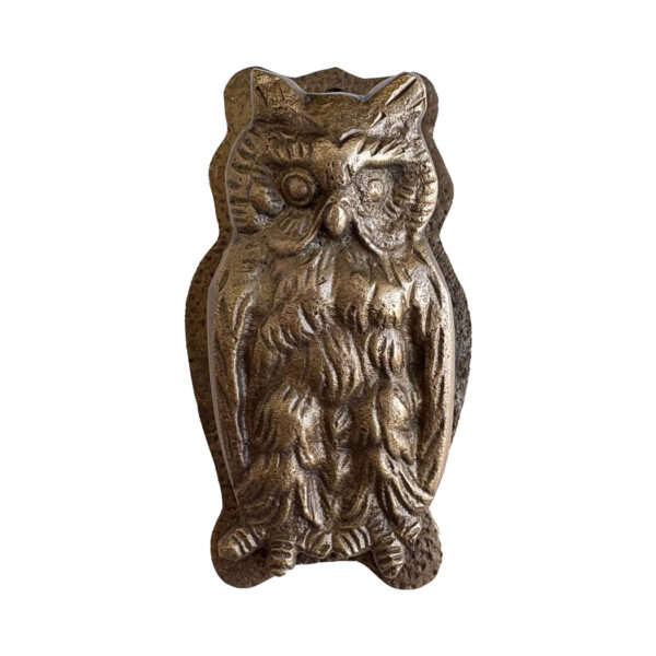 Letter Openers/Magnifiers Lodge 4″ Owl Hanging Paper Clip Holder, Antiqued Brass