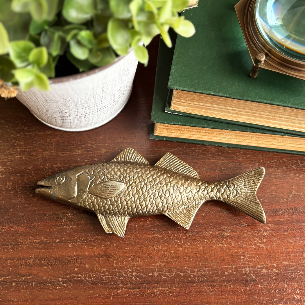 Lodge & Equestrian Decor Lodge 7″ Bass Paperweight Figurine, An ...