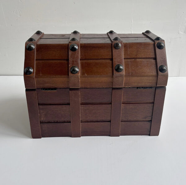 Decorative Boxes Nautical 11-3/4″ Pirate Chest with Iron Lock