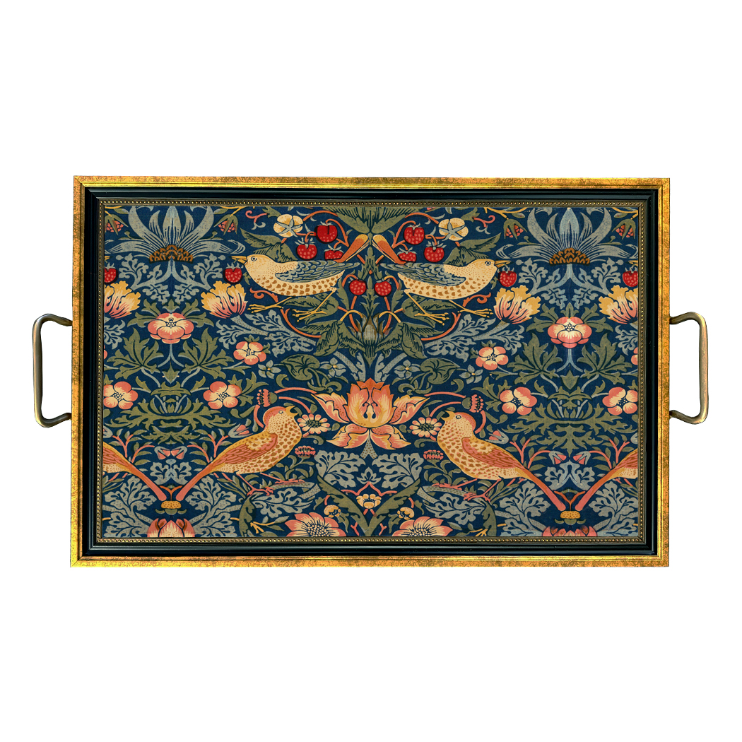 Trays & Barware Decorative Tray William Morris Strawberry Thief Decora ...