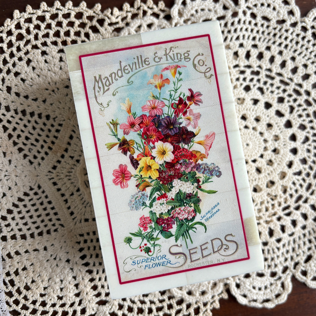 Decorative Boxes Victorian Vintage Seed Advertisement Decorative  ...