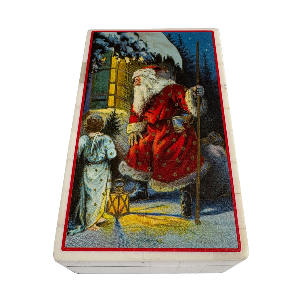Christmas Decor Christmas Victorian Santa and Angel Decorative T ...