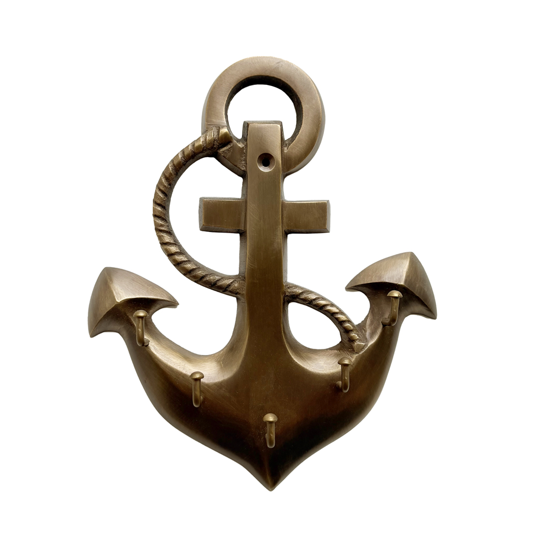 Nautical Decor & Souvenirs Nautical 7-1/2″ Anchor Key Holder, Antiqu ...