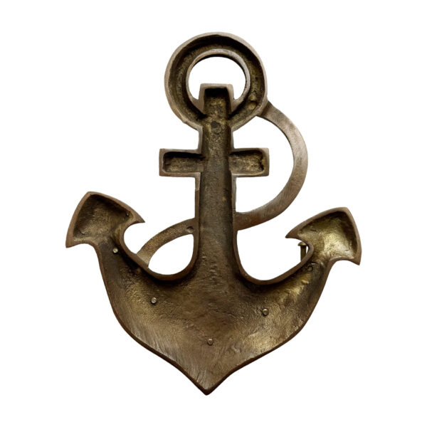 Nautical Decor & Souvenirs Nautical 7-1/2″ Anchor Key Holder, Antiqued Brass