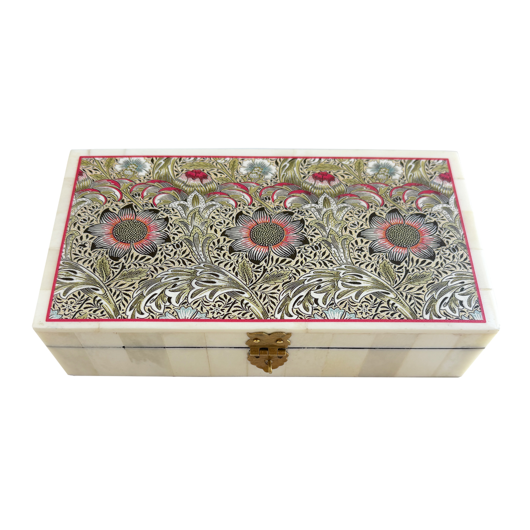Decorative Boxes Victorian 6-1/4″ William Morris Corncockle ... Decorative Boxes Victorian 6-1/4″ William Morris Corncockle ...