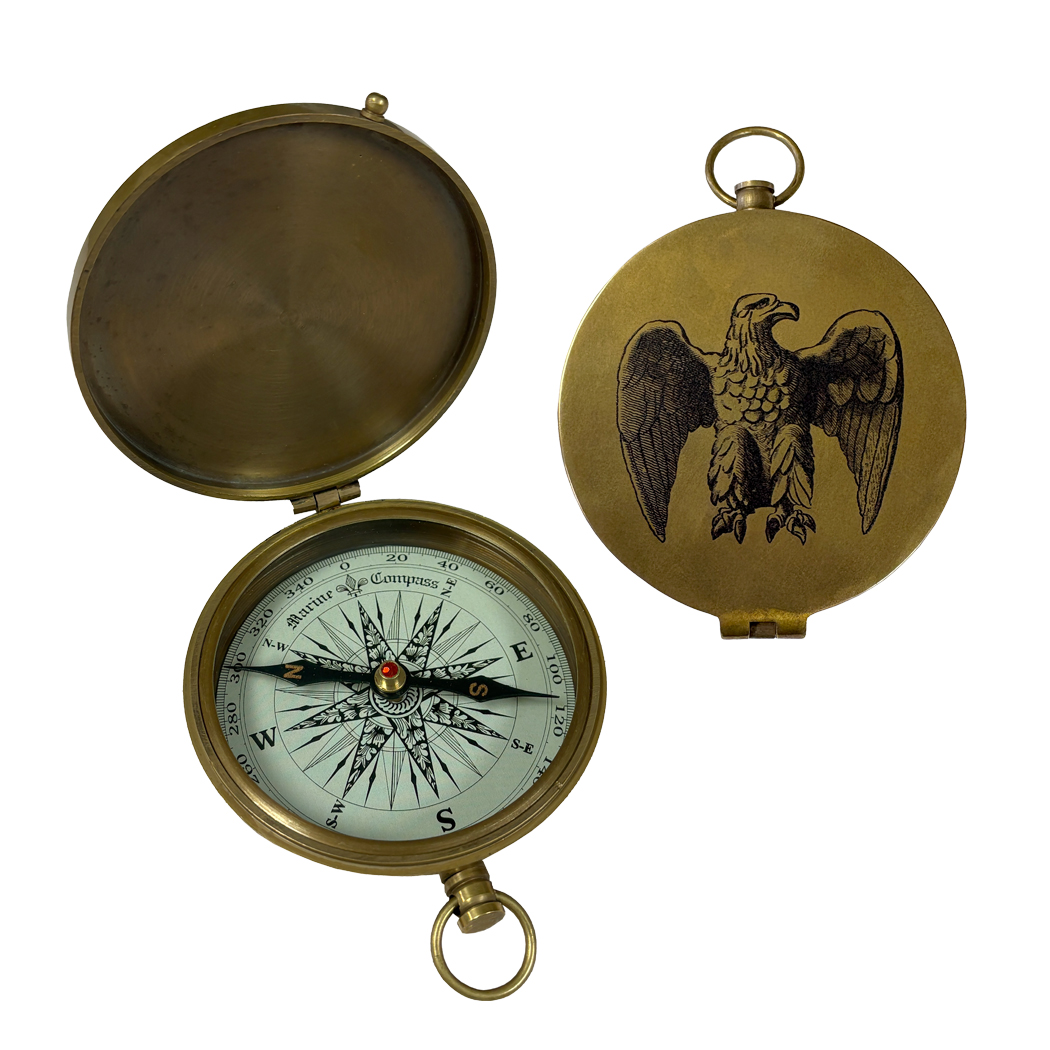 Compasses Nautical 3″ American Eagle Compass, Antiq ... Compasses Nautical 3″ American Eagle Compass, Antiq ...