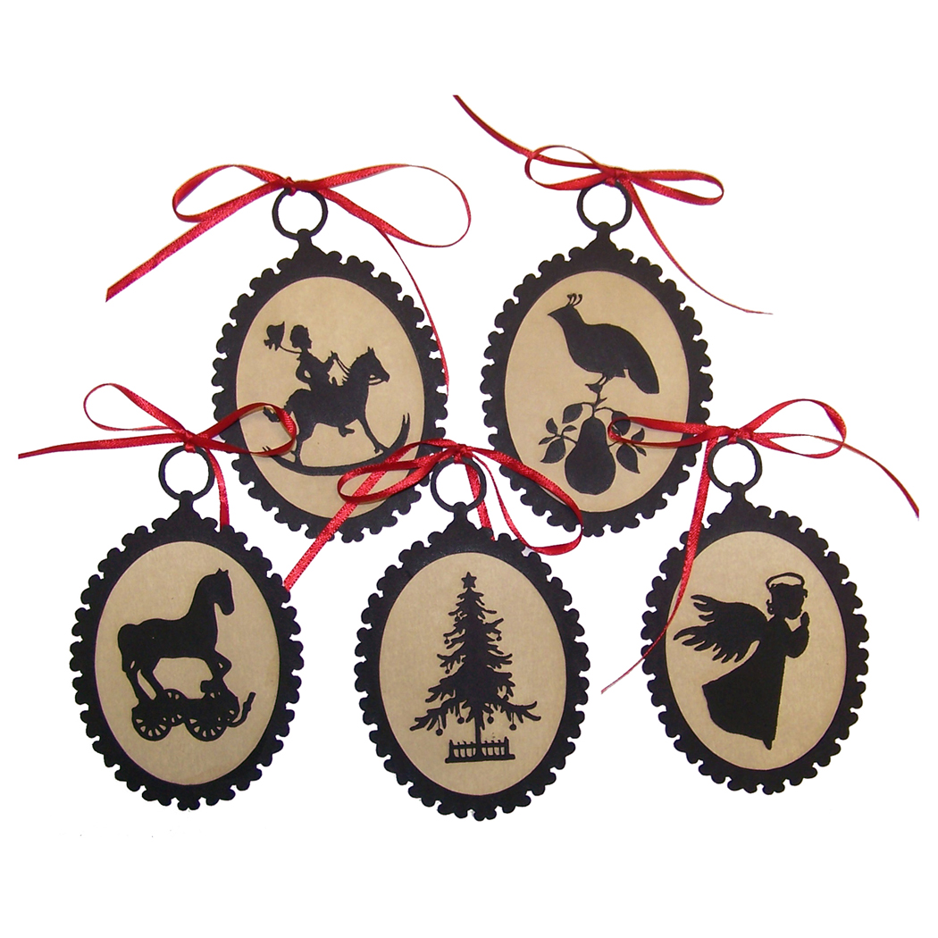 Christmas Decor Christmas Colonial Christmas Silhouette Ornament ...