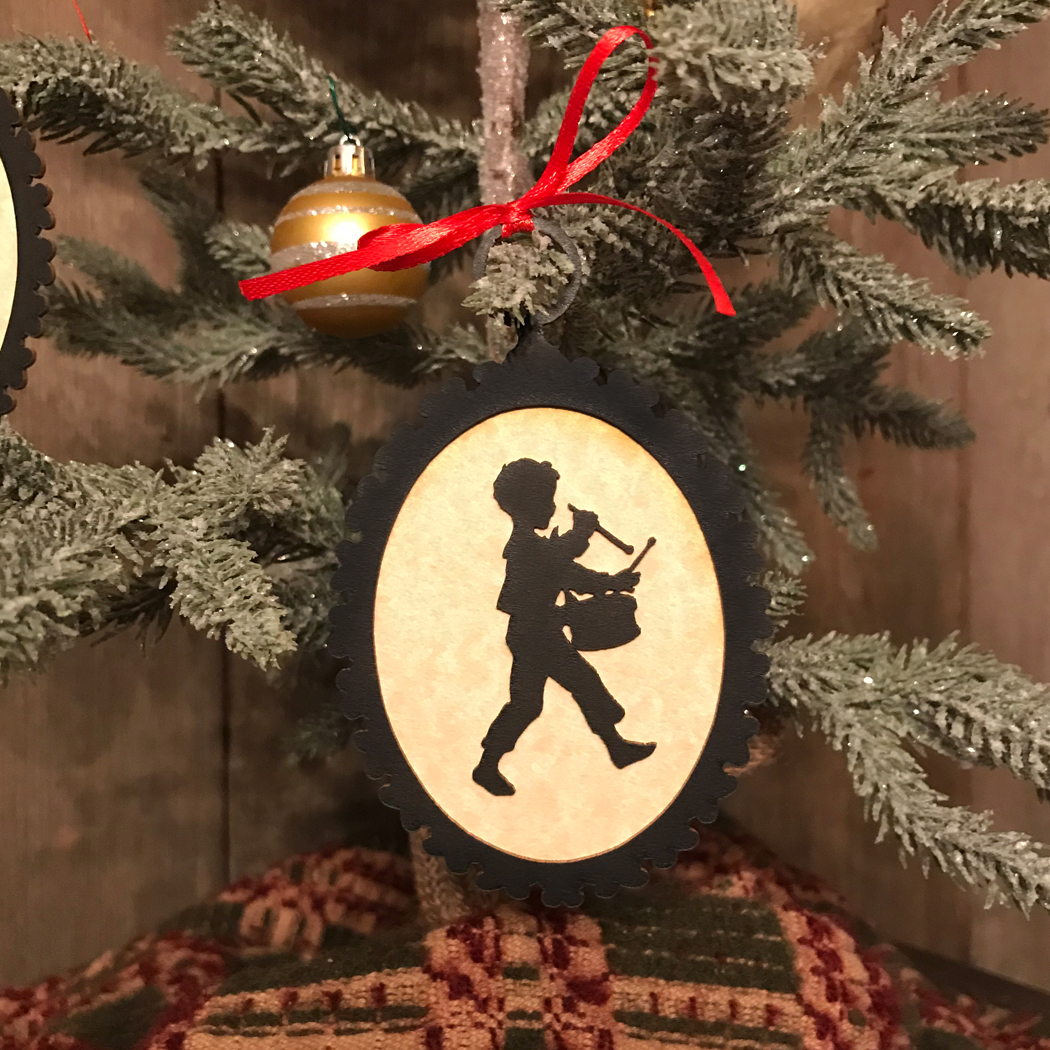 Christmas Decor Christmas Colonial Christmas Silhouette Ornament ...