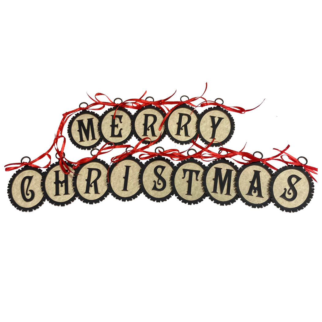 Christmas Decor Christmas Set of 14 “Merry Christmas” ...