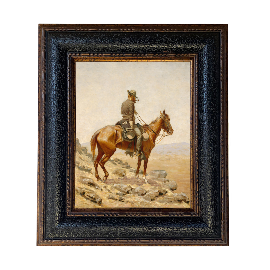 Equestrian/Fox Equestrian The Lookout by Frederic Remington ...