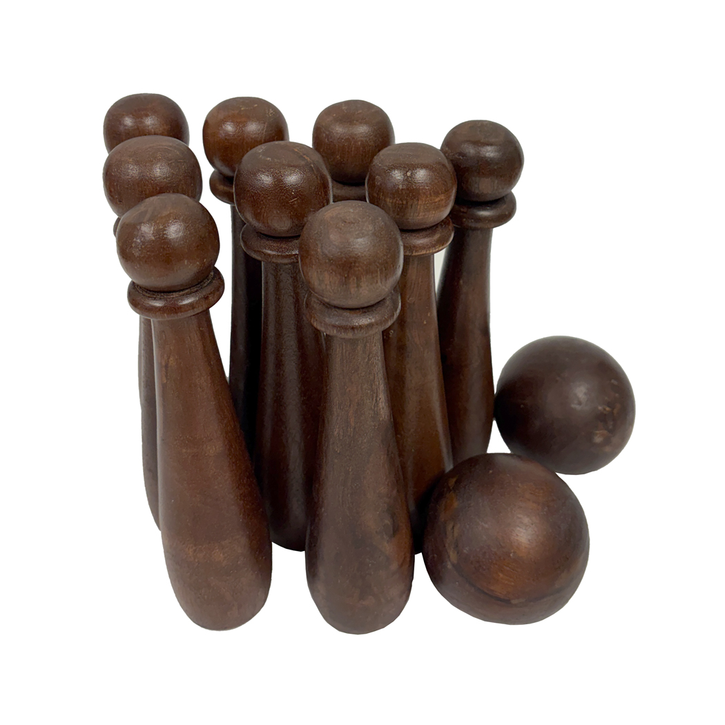 Toys & Games Colonial Colonial 9-Pin Bowling Game, Antique V ...