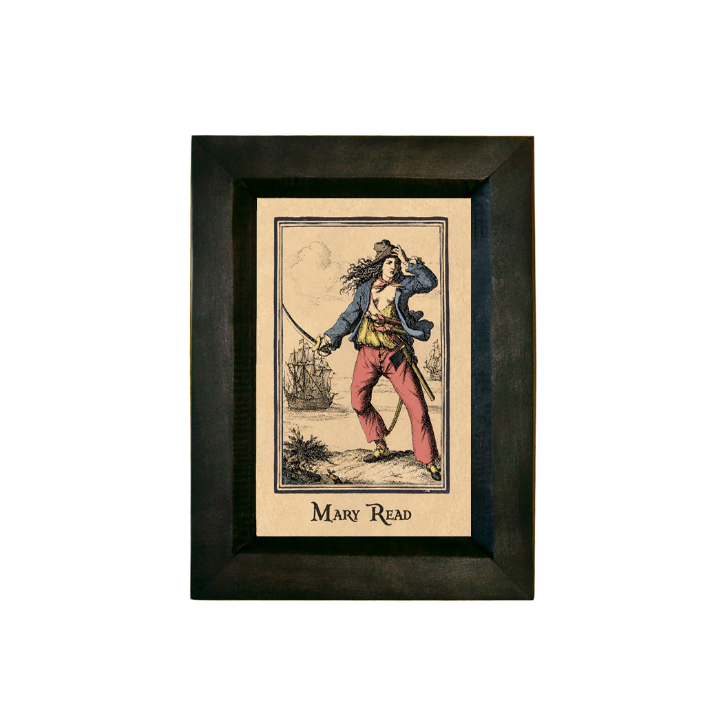 Nautical Pirate Pirate Mary Read Framed Print ...