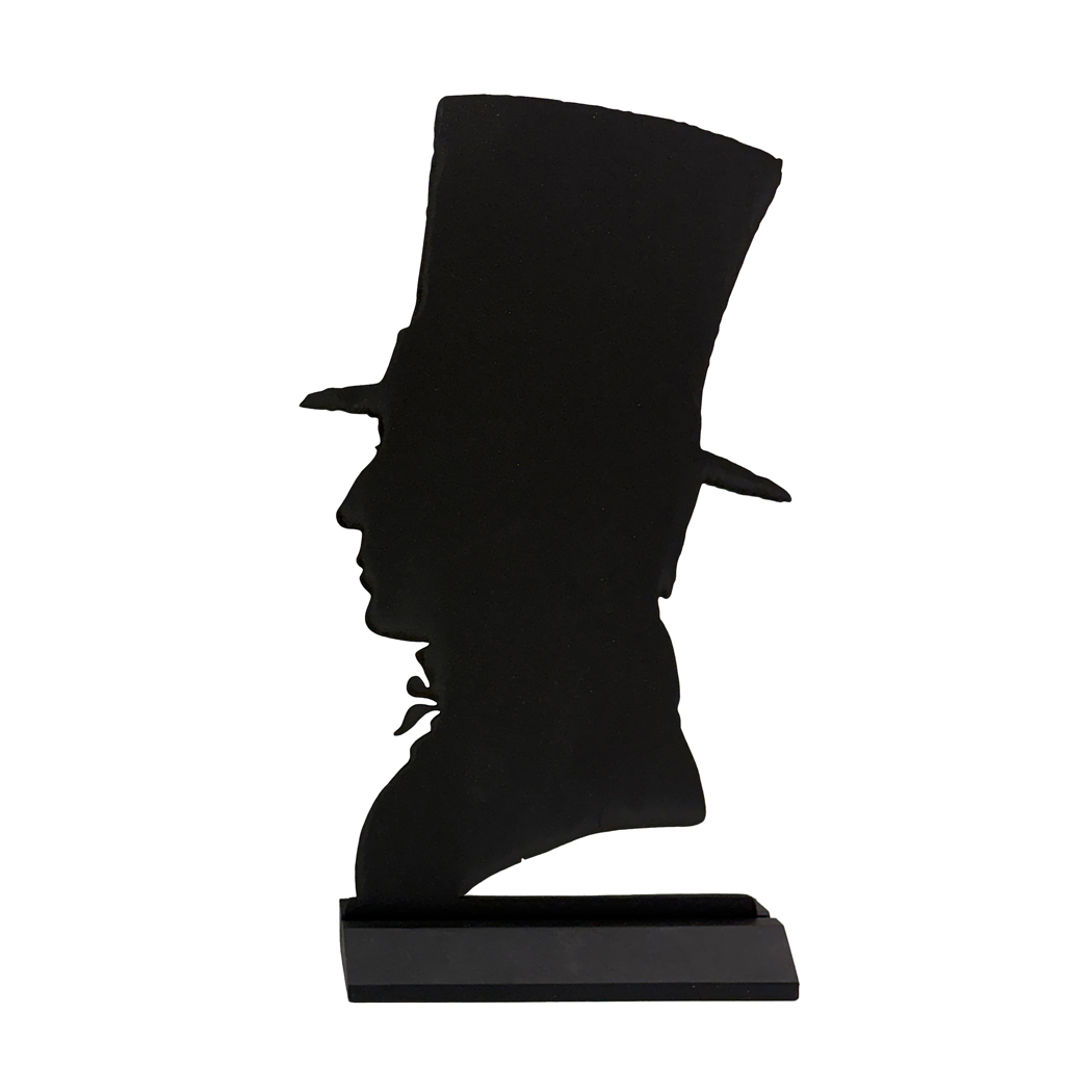 Wooden Silhouettes Early American Colonial Gentleman with Top Hat Bust T ... Wooden Silhouettes Early American Colonial Gentleman with Top Hat Bust T ...