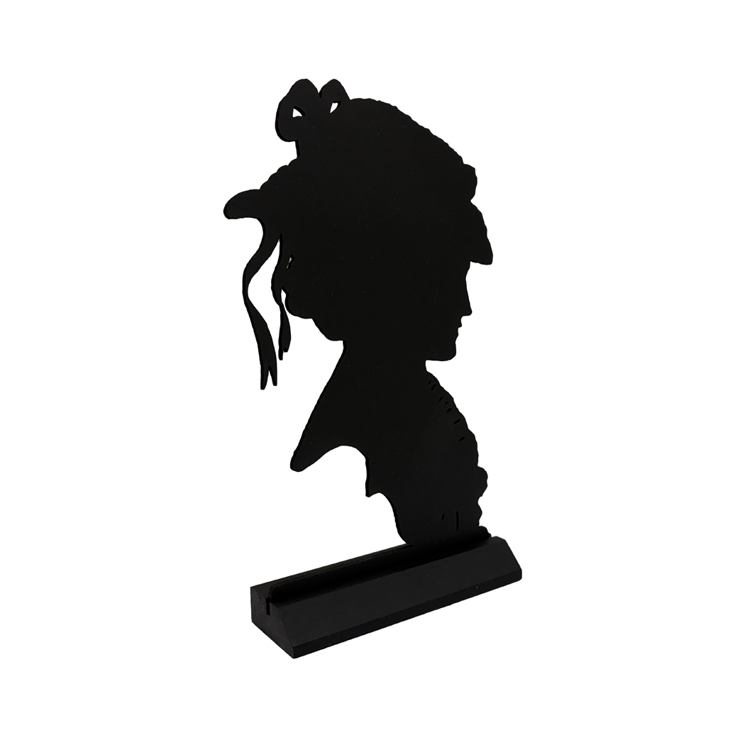 Wooden Silhouettes Early American Colonial Woman in Bonnet Wood Silhouette Bust Wooden Silhouettes Early American Colonial Woman in Bonnet Wood Silhouette Bust