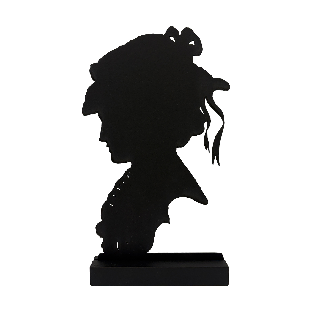 Wooden Silhouettes Early American Colonial Woman in Bonnet Wood Silhouette Bust Wooden Silhouettes Early American Colonial Woman in Bonnet Wood Silhouette Bust