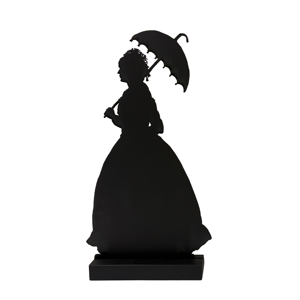 Wooden Silhouettes Early American Mary Todd Lincoln Tabletop Wood Silhouette Wooden Silhouettes Early American Mary Todd Lincoln Tabletop Wood Silhouette