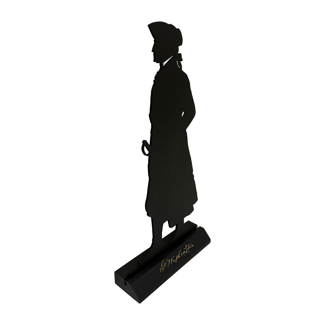 Wooden Silhouettes Early American George Washington Tabletop Wood Silhouette Wooden Silhouettes Early American George Washington Tabletop Wood Silhouette