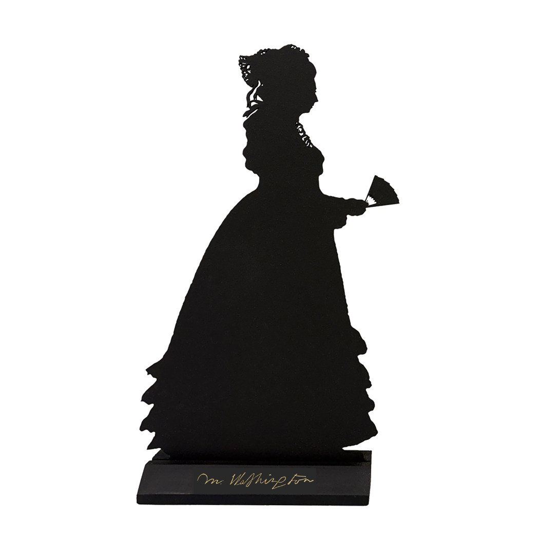 Wooden Silhouettes Early American Martha Washington Tabletop Wood Silhou ... Wooden Silhouettes Early American Martha Washington Tabletop Wood Silhou ...