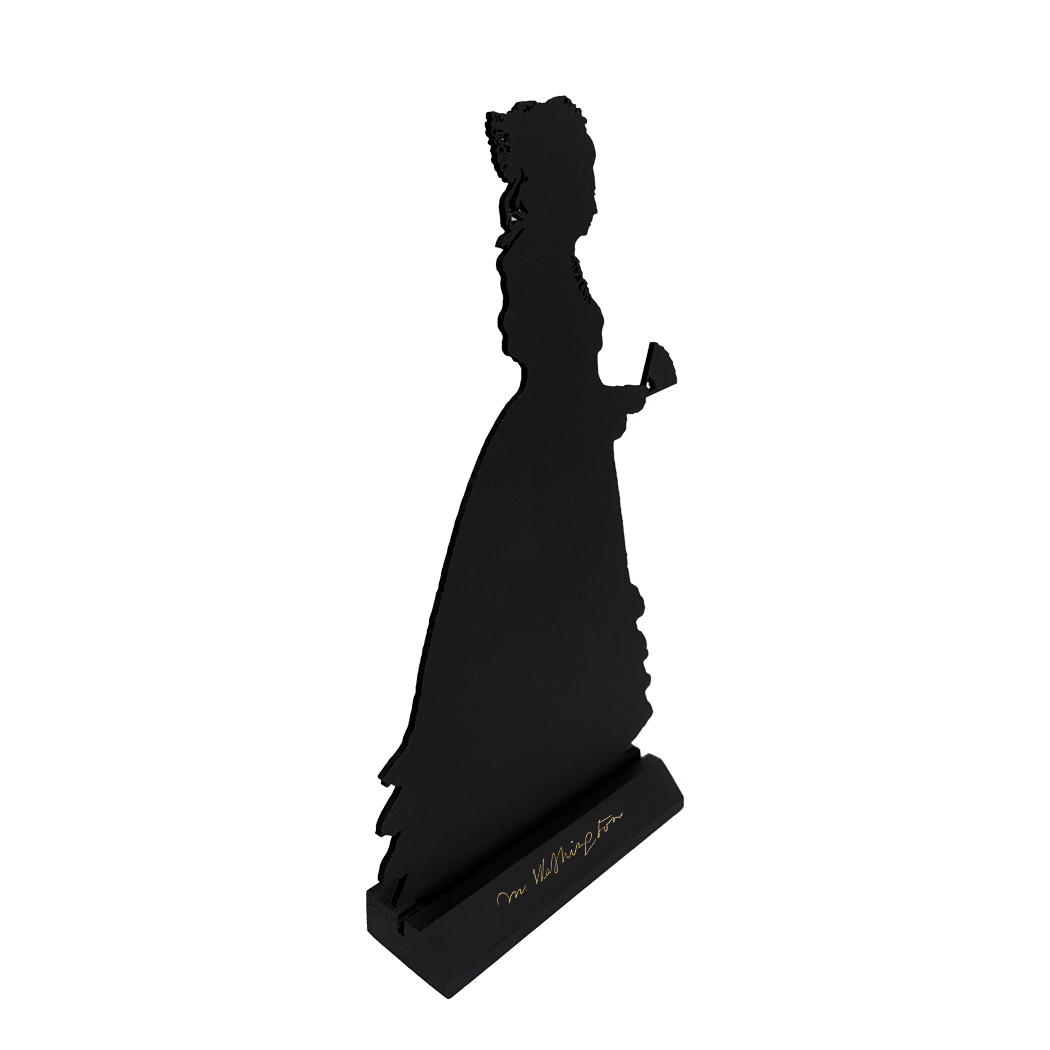 Wooden Silhouettes Early American Martha Washington Tabletop Wood Silhouette Wooden Silhouettes Early American Martha Washington Tabletop Wood Silhouette