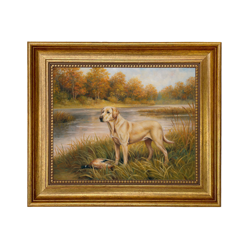 Cabin/Lodge Dogs Yellow Labrador Retriever ...