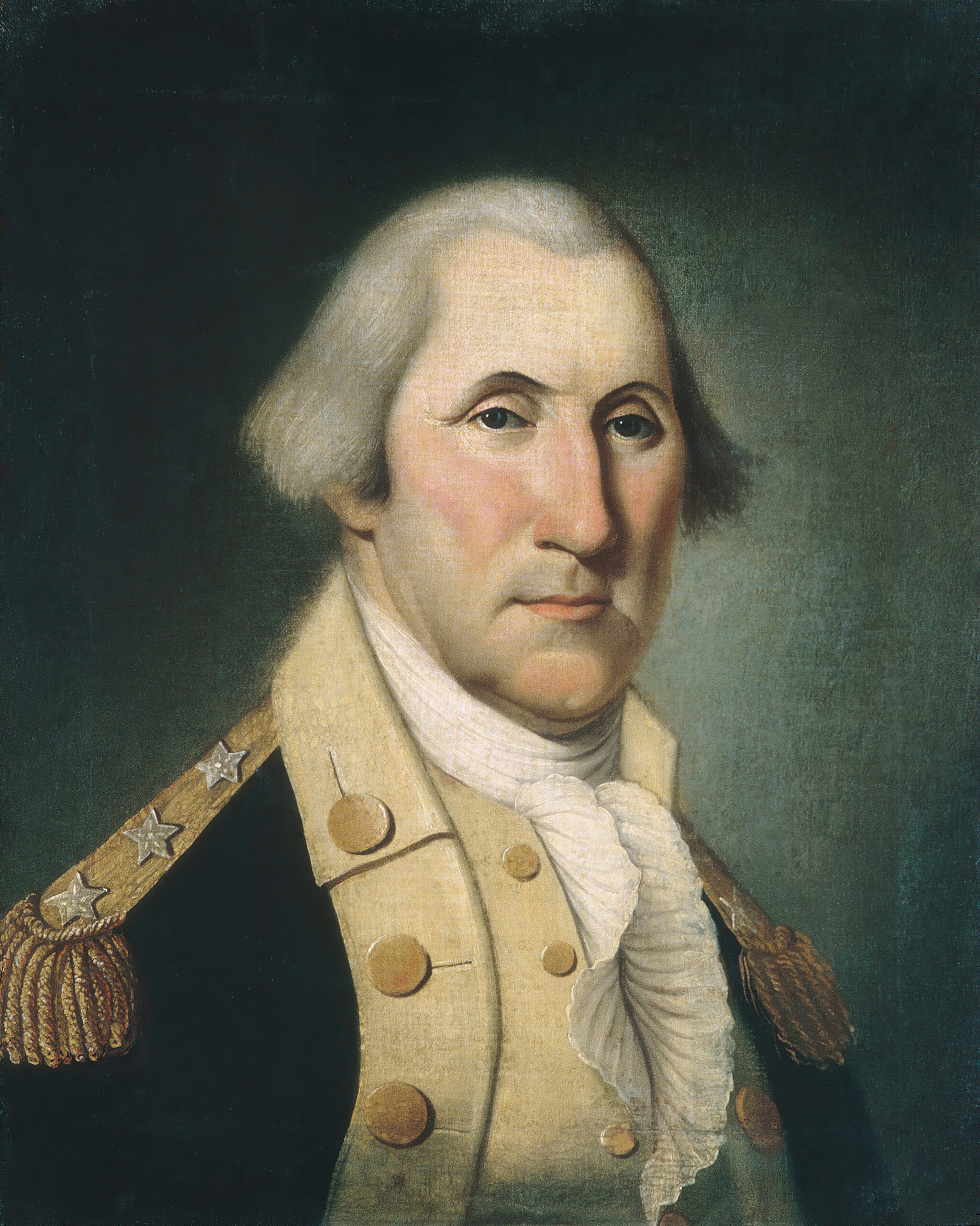 Painting Prints on Canvas Early American George Washington by Charles Peale Pol ... Painting Prints on Canvas Early American George Washington by Charles Peale Pol ...