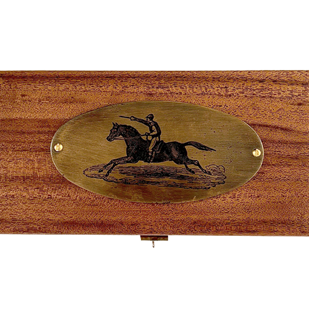 Decorative Boxes Equestrian 6-1/4″ Wood Box with Horse and R ...