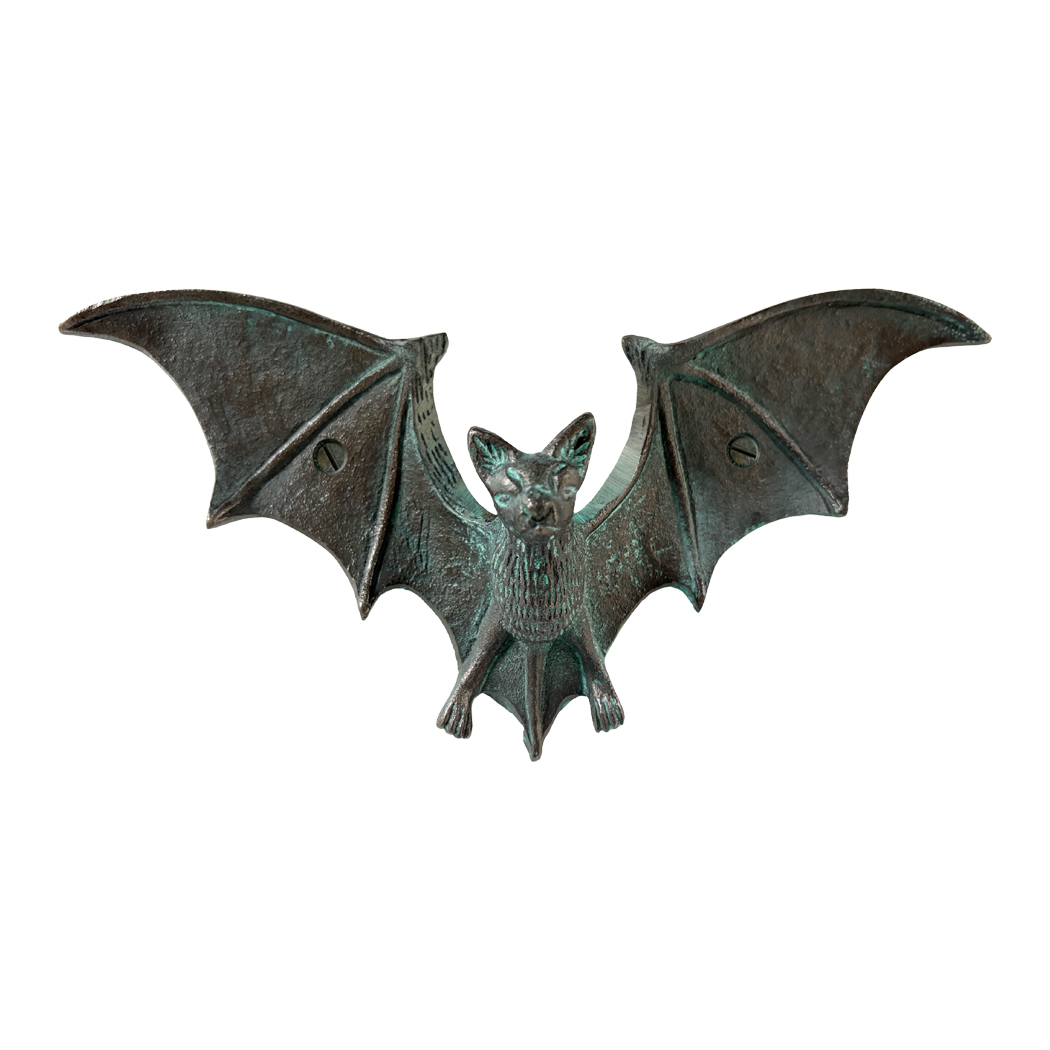 Halloween Decor Halloween 10-1/2″ Cast Iron Bat Wall Hook, ...