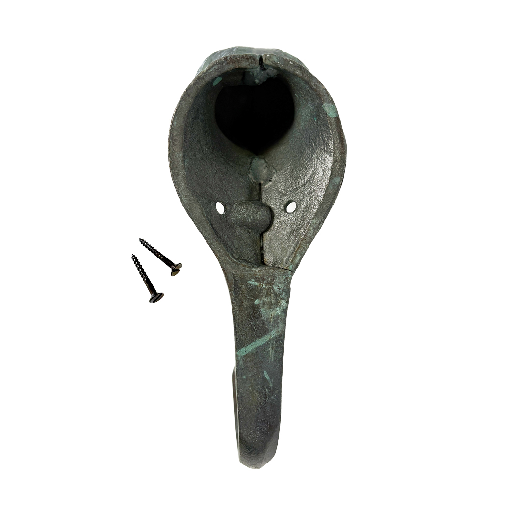 Lodge & Equestrian Decor Dogs 5-1/2″ Cast Iron Dog Wall Hook, Green Patina Lodge & Equestrian Decor Dogs 5-1/2″ Cast Iron Dog Wall Hook, Green Patina