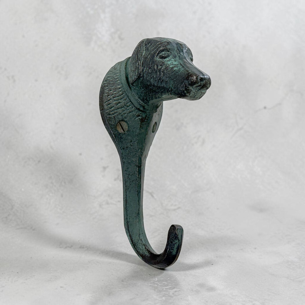 Lodge & Equestrian Decor Dogs 5-1/2″ Cast Iron Dog Wall Hook,  ...