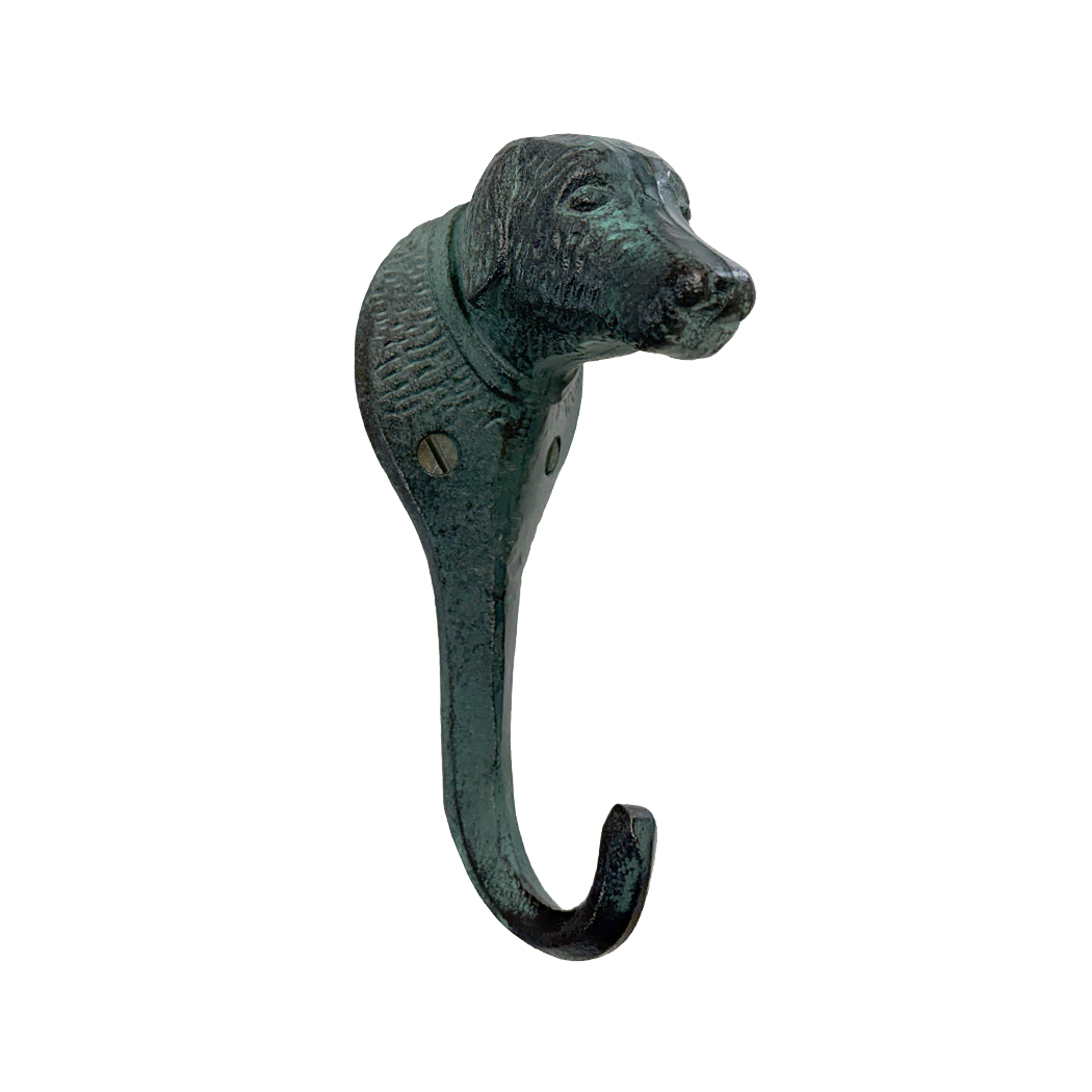 Lodge & Equestrian Decor Dogs 5-1/2″ Cast Iron Dog Wall Hook,  ...