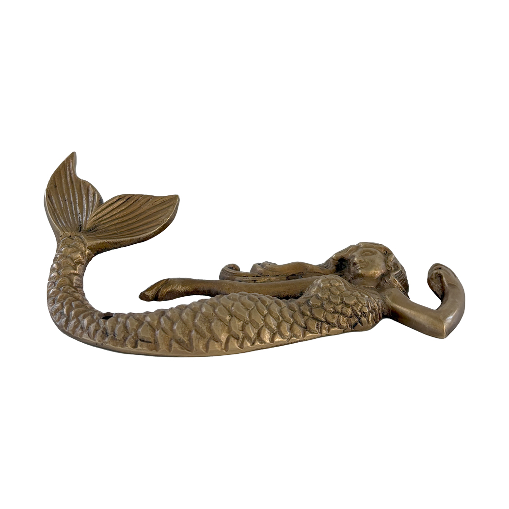 Nautical Decor & Souvenirs Nautical 6″ Antiqued Brass Mermaid Wall Hook Nautical Decor & Souvenirs Nautical 6″ Antiqued Brass Mermaid Wall Hook