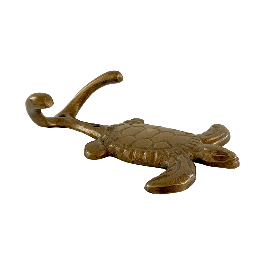 Nautical Decor & Souvenirs Nautical 4″ Antiqued Brass Sea Turtle Wall Hook Nautical Decor & Souvenirs Nautical 4″ Antiqued Brass Sea Turtle Wall Hook