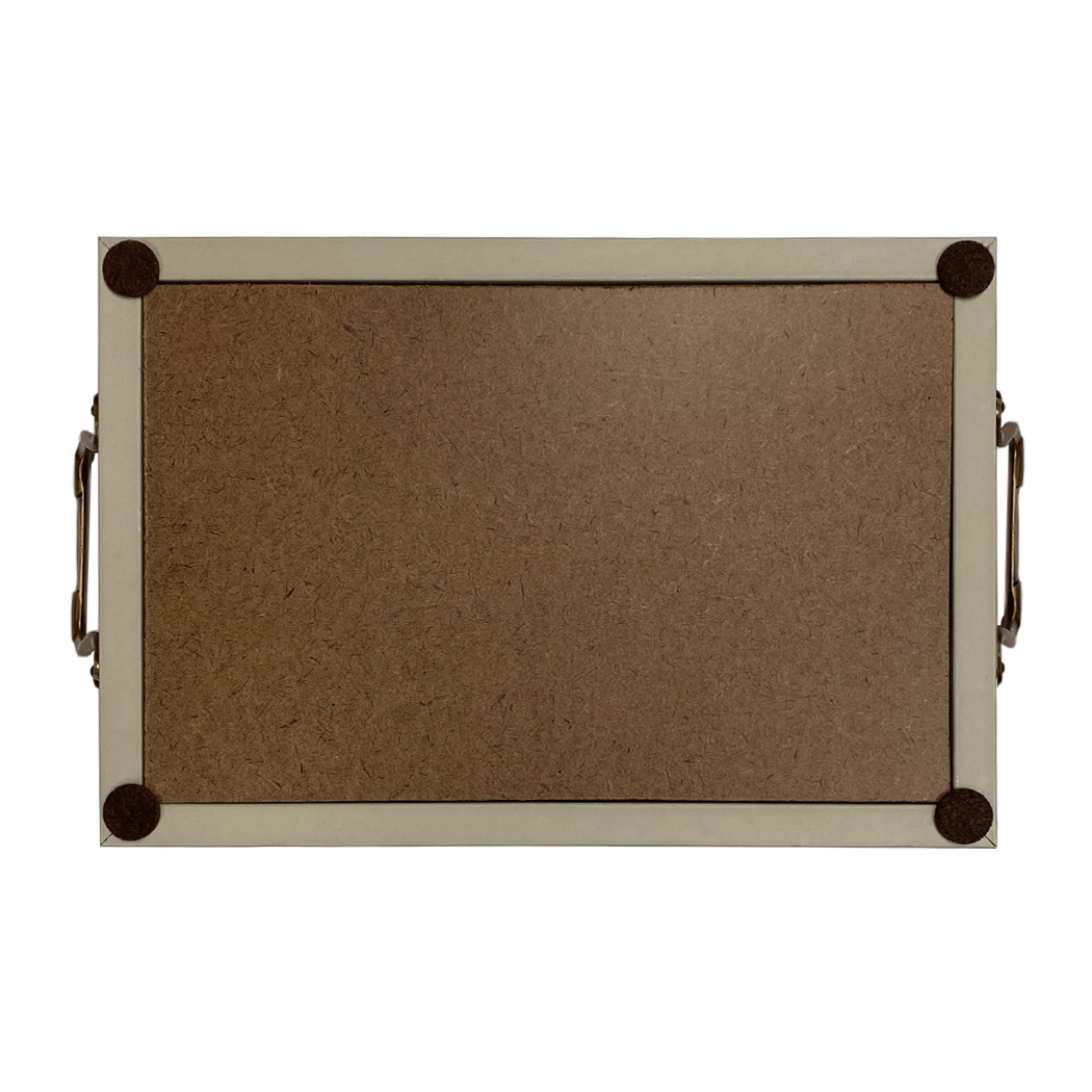 Halloween Decor Halloween Headless Horseman Forest Scene Decorative Tray with Brass Handles Halloween Decor Halloween Headless Horseman Forest Scene Decorative Tray with Brass Handles