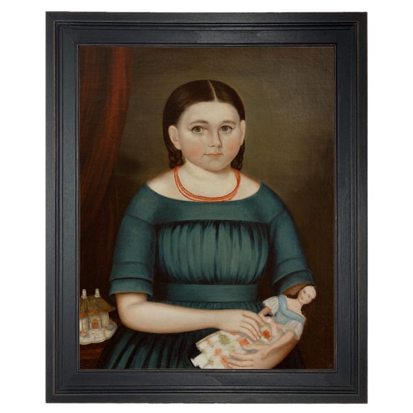 Painting Prints on Canvas Primitive Mary Wilcox by Joseph Whiting Stock Primitive Folk Art