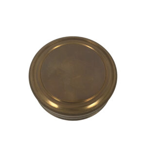 1-3/4 Flip-Top Solid Polished Brass Pocket Compass Antique