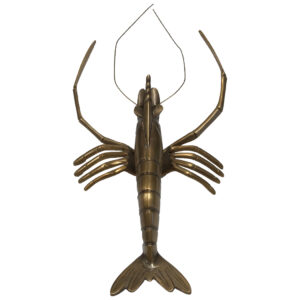 Paperweights Nautical 11-1/2″ Antiqued Brass Lobster P ...
