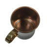 Drinkware & Plates Early American 4-3/4″ Copper Mug with Brass Handle- Antique Vintage Style
