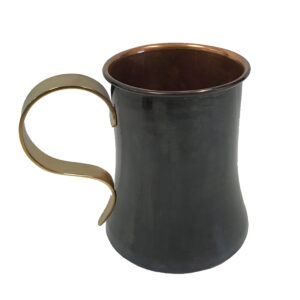 Drinkware & Plates Early American 4-3/4″ Copper Mug- Antique Vintage Style