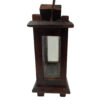 Wood Early American 8-1/2″ Colonial Lantern- Antique Reproduction