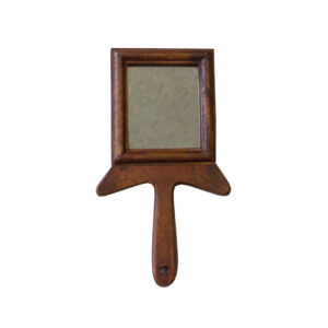 Decor Early American 7″ Wood Hand Mirror- Colonial Re ...